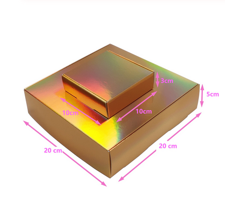 gold holo box