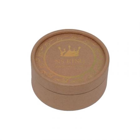 brown kraft round box